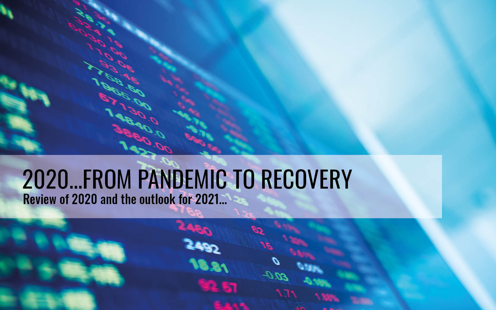 2021 road to recovery