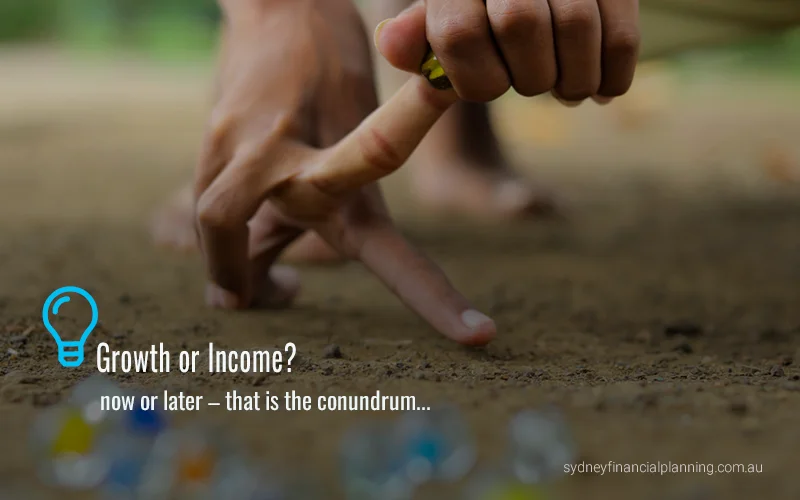 The income or growth conundrum