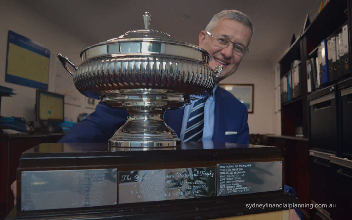 Bill Bracey - Winner of the Gerald Lippman Perpetual Trophy 2018