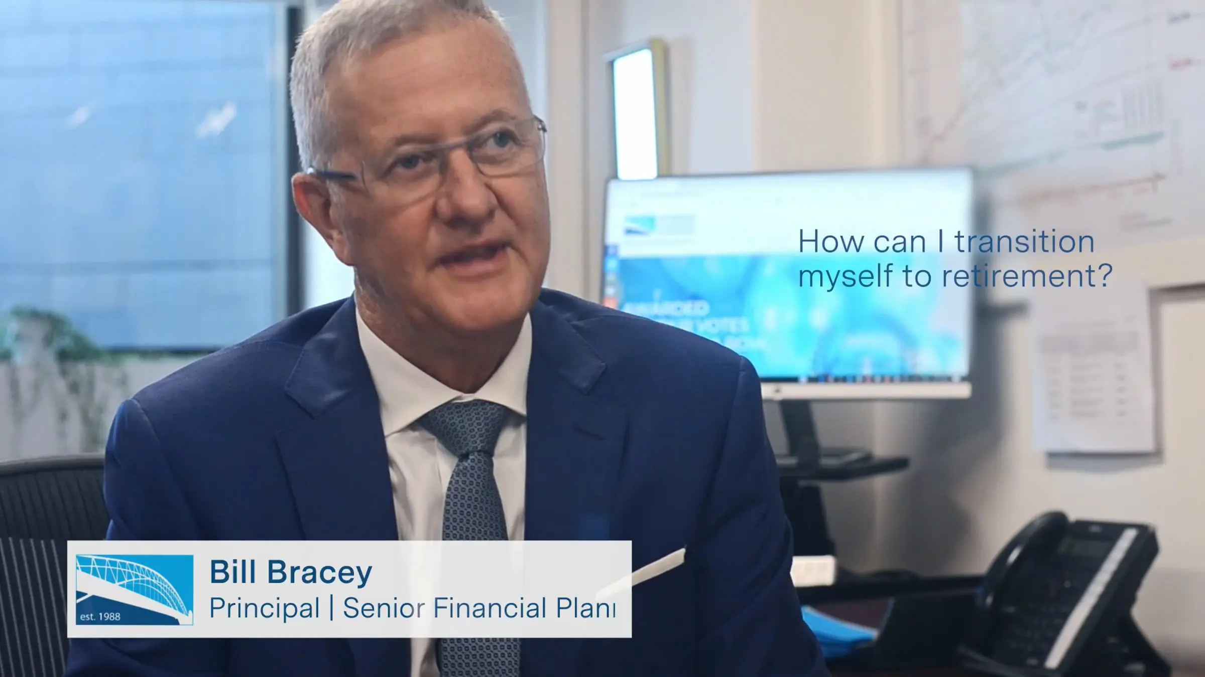 SFP's Bill Bracey speaks on Process of transitioning to retirement