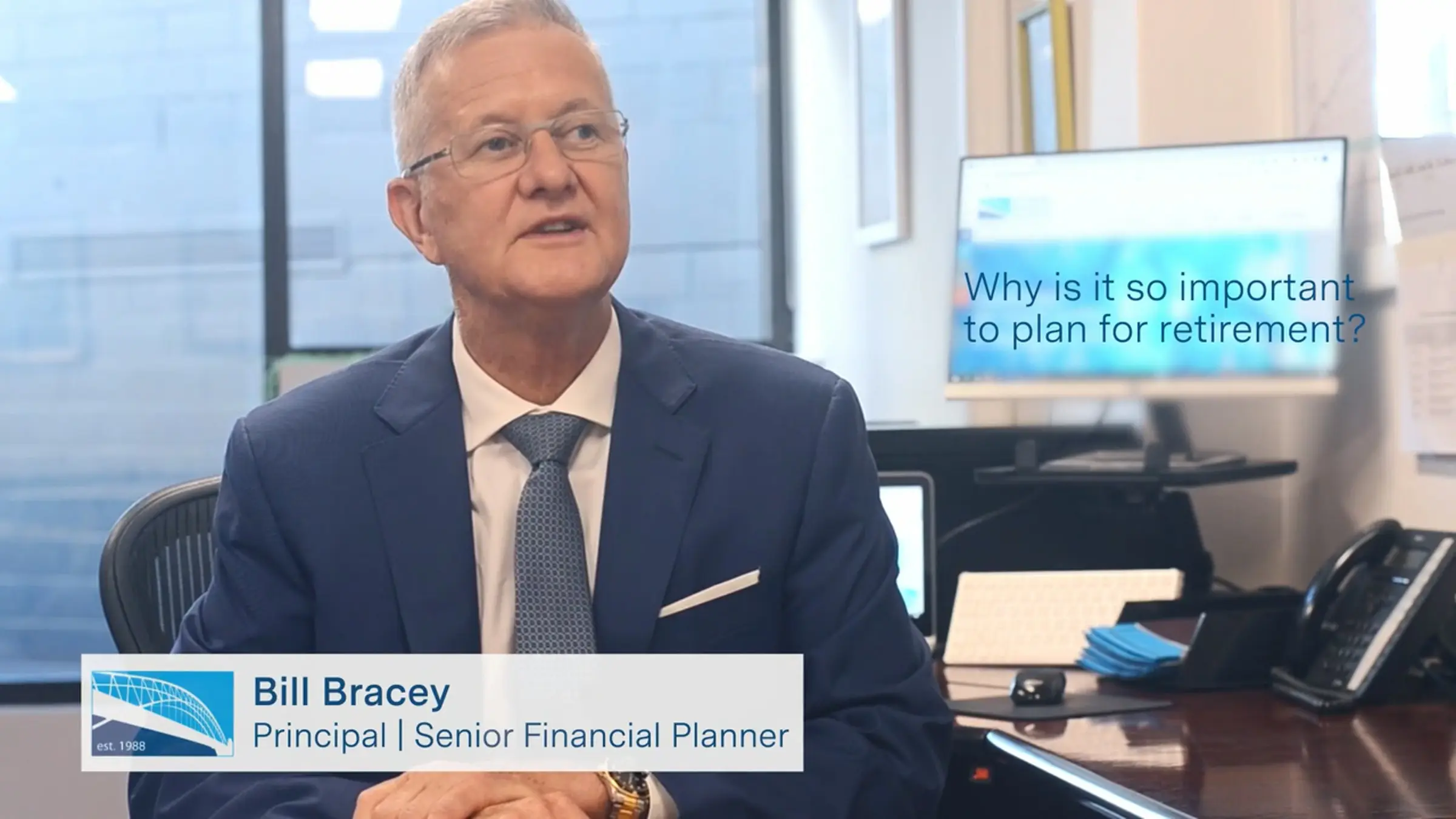 SFP's Bill Bracey speaks on The importance of retirement planning