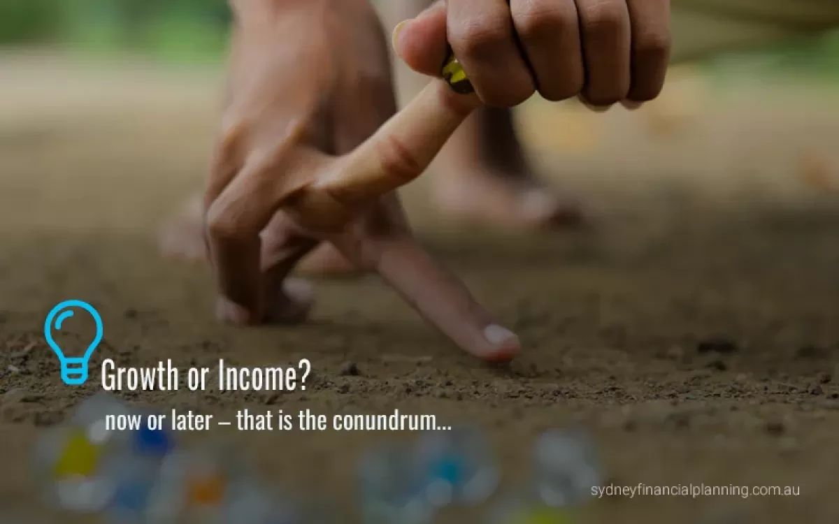 The income or growth conundrum