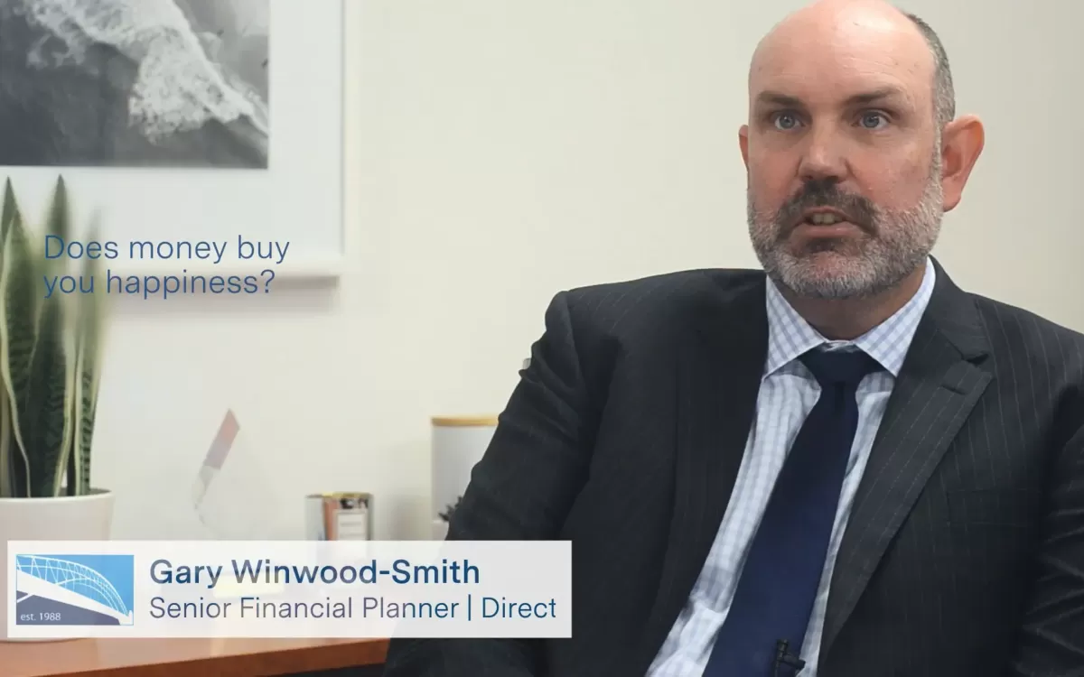 SFP's Gary Winwood-Smith speaks on Does money buy you happiness?