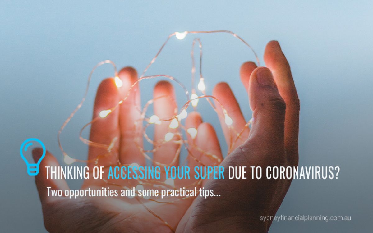 Acessing superannuation in Coronavirus Crisis